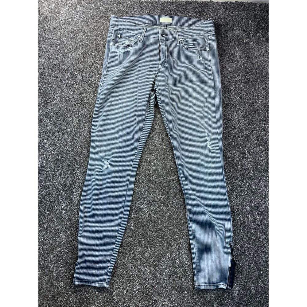 Mother Denim The Vamp Womens Skinny Jeans Size 28 Blue
